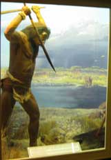 Stone Age hunter, McGregor Museum, Kimberley, South Africa